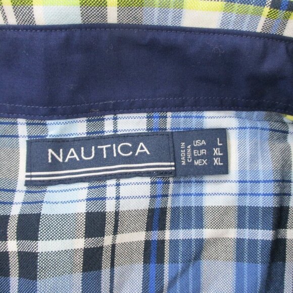 NAUTICA Long Sleeve Button Down Shirt Size Large - Picture 6 of 7